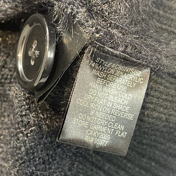 Sanctuary Fuzzy Black Cardigan Size 3X New - Picture 6 of 7